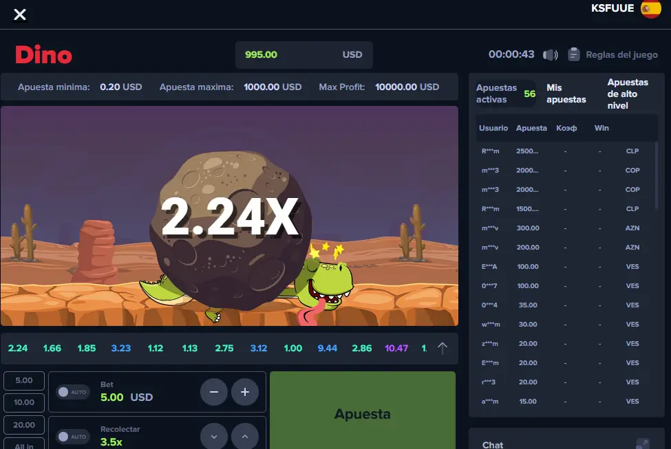 Juego del Dinosaurio